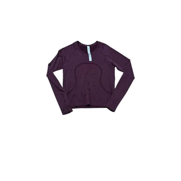 Lululemon Swiftly Tech Long-Sleeve Shirt 2.0 *Waist Length Parallel Garnet 10 - Image 2