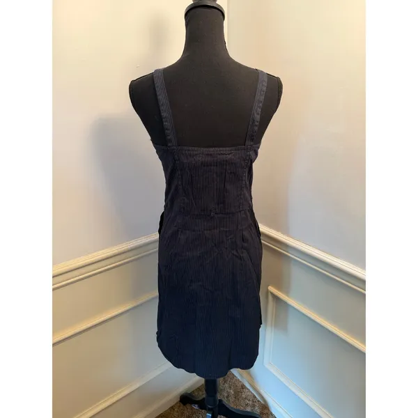 Vintage Y2K April Why Not Navy & White Pinstripe Mini Dress Indie Sleaze Summer - Image 6