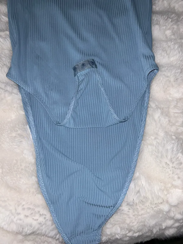 SheIn Baby Blue Body Suit - Image 3
