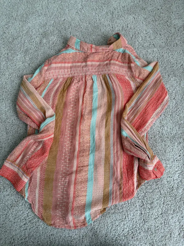 Maeve Anthropologie Calipatria Stripe Button Down - Image 4