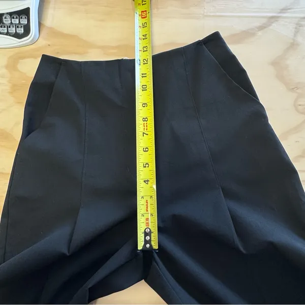 NWT OAK + FORT Women’s Wide Leg Contemporary Minimalist Trouser Pants Black Sz 2 - Image 10
