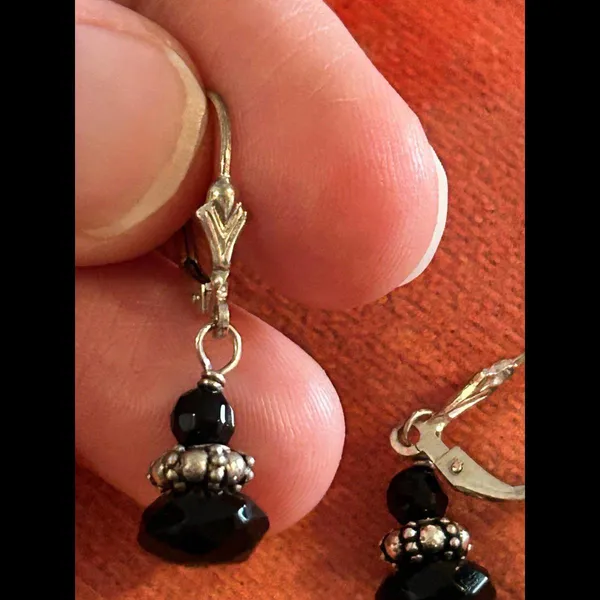 Earrings silver plated cute - Image 3