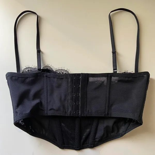 Urban Outfitters Black Lace Corset - Image 4