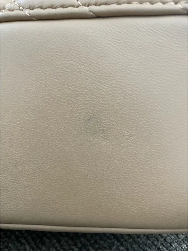 KURT GEIGER London Brixton Lock Camel Diamond Quilted Shoulder Bag - Image 7