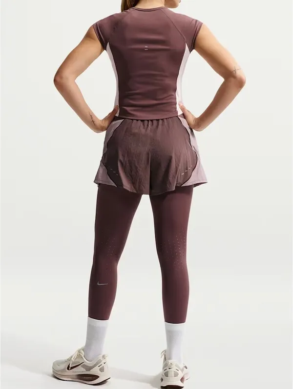 Nike Swift Repel High-Waisted Brief-Lined Running Shorts Tattoo/Light Violet XXL - Image 7