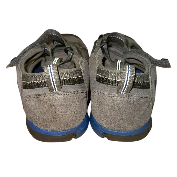 KEEN Suede Leather Waterproof Hiking Sport Sandals Gray Blue Women's 6 - Image 5