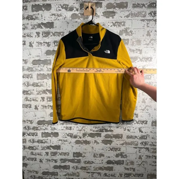 The North Face | women yellow and black 1/4 snap pullover - Image 6