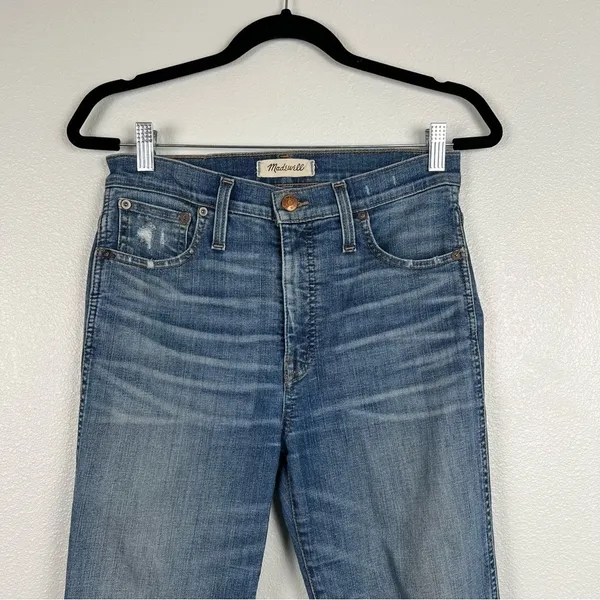 Madewell High‎ Rise Skinny Distressed Jeans - Image 4