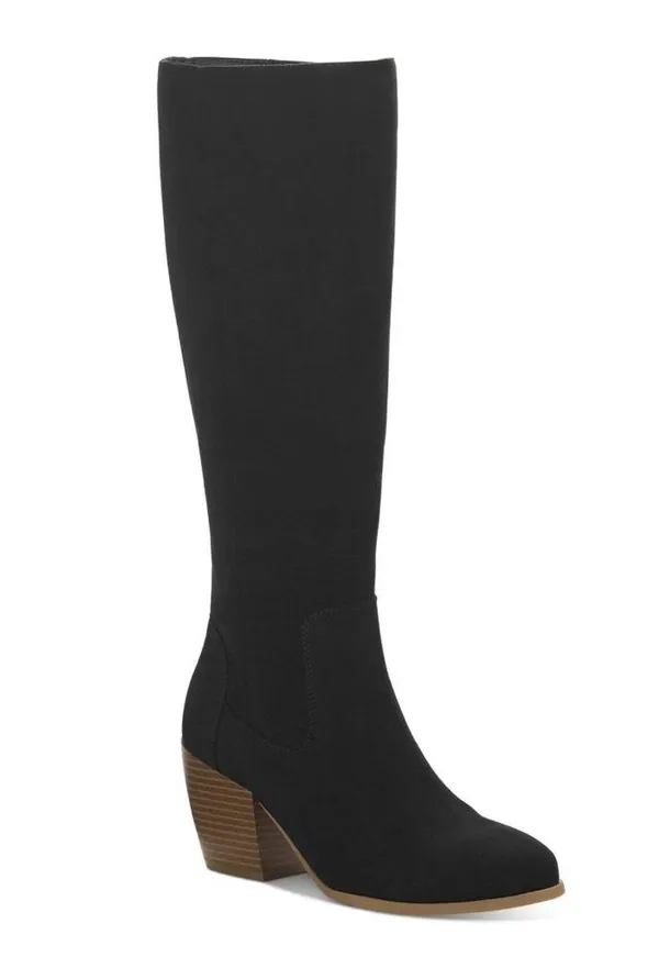 Style & Co. Warrda Faux Suede Zip-Up Mid-Calf Boots Cushioned Goring Size 10 NEW - Image 14