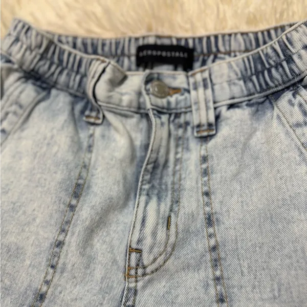 👖🔜 Aeropostale Light Blue Cargo Jeans - Image 2