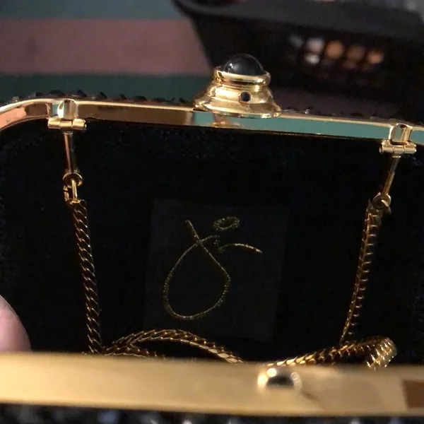 Beaded Black Purse/Clutch - Image 6