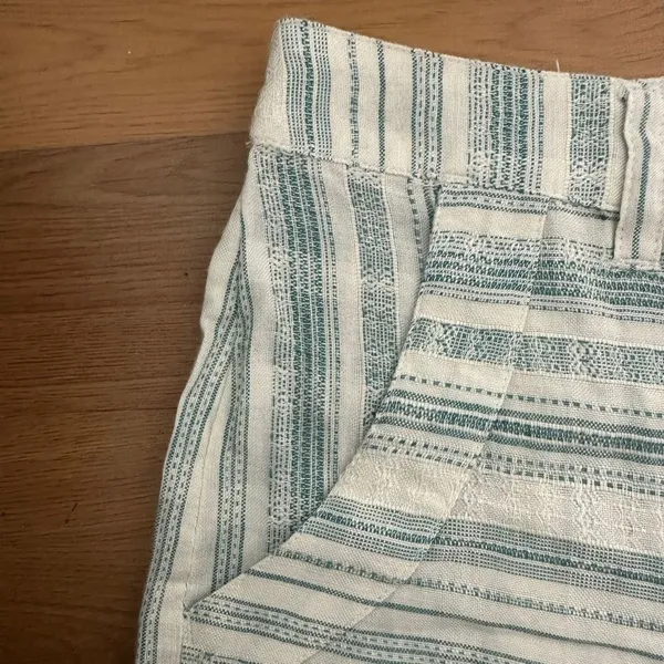 O’Neill Embroidered Emerald Green Stripes Casual Garcia Shorts NWT - Image 11