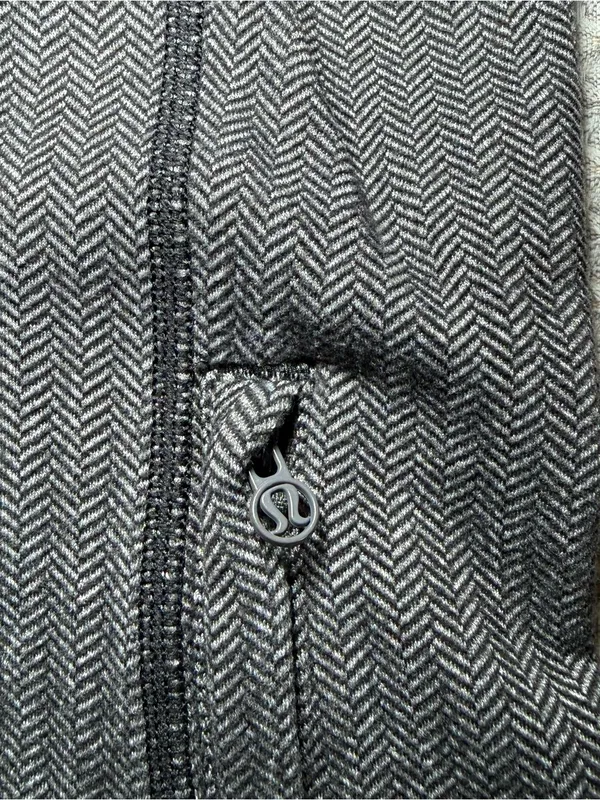 Lululemon Jacket Womens 6 Gray Daily Practice Hooded Full Zip Flecked Athletic - Image 2