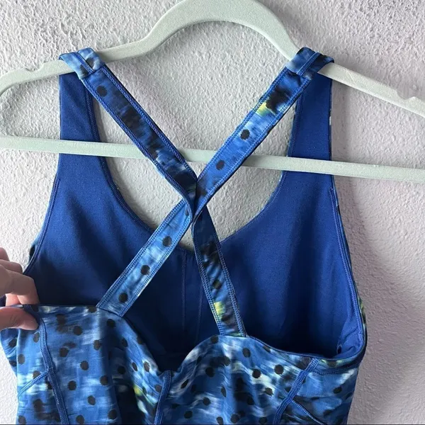Lululemon Kanto Catch Me Tank Windy Blooms Sapphire - Image 8