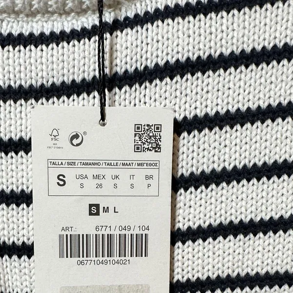 Zara Cotton Sweater Dress - Image 2