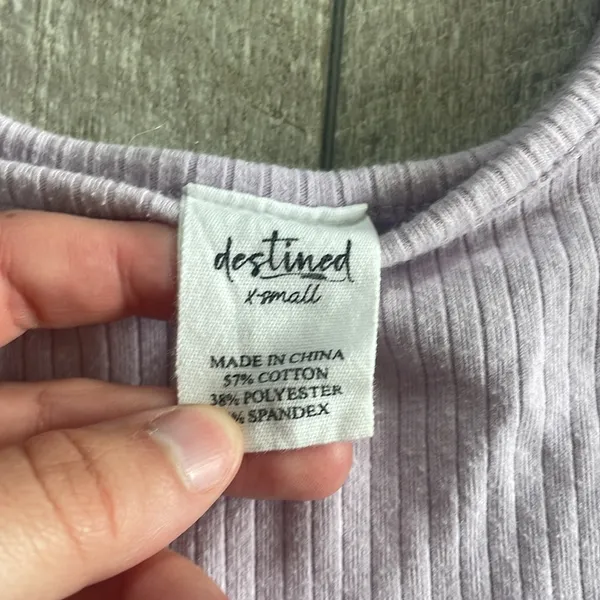 Tilly's Size Small XS Lavender Purple Tank Top - Image 3