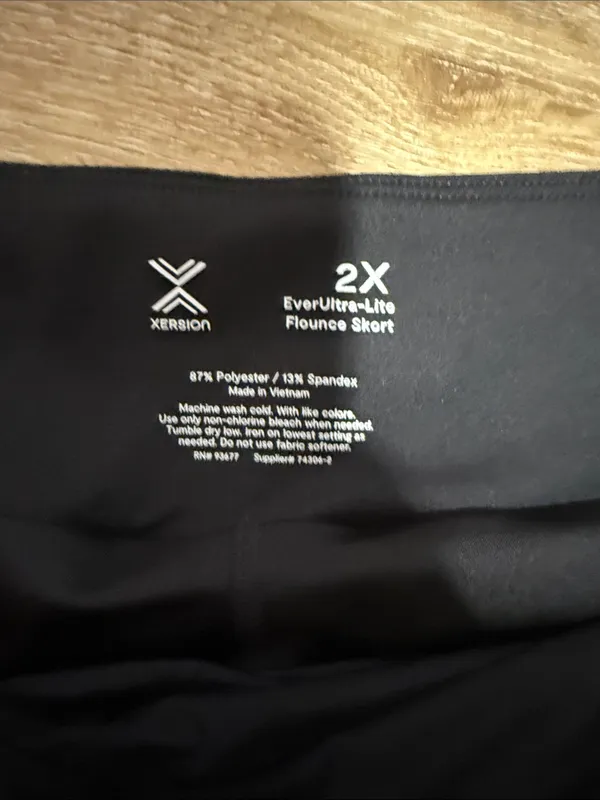 Xersion Black Women's Active Skort Shorts - Image 3