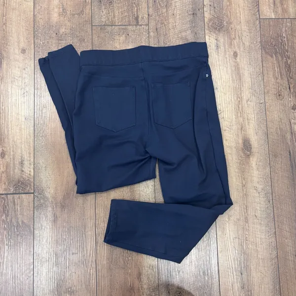Spanx Women's XL High Rise Navy Blue The Perfect Pant Ankle Pocket Style 20202R - Image 5
