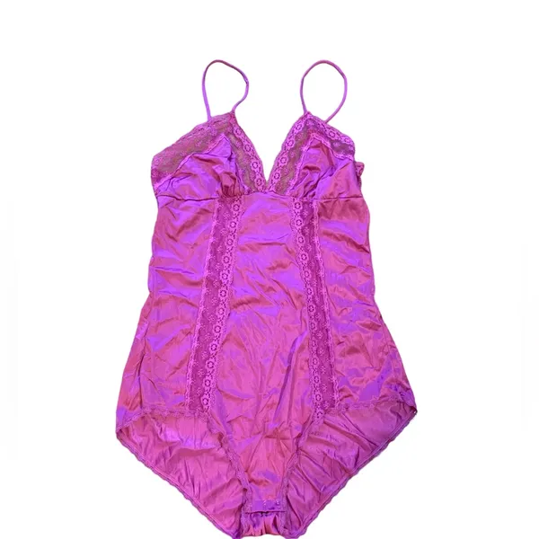 Vintage Coy Medium‎ Pink Bodysuit Made In USA CP - Image 2
