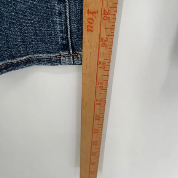 Lands' End Womens High Rise Slim Ankle Jeans Blue Medium Wash Size 10 - Image 9