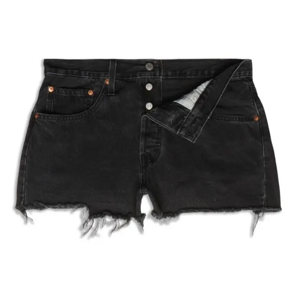 ✨LEVIS 501 Original Cutoff Black Sz 28 Shorts✨ - Image 5