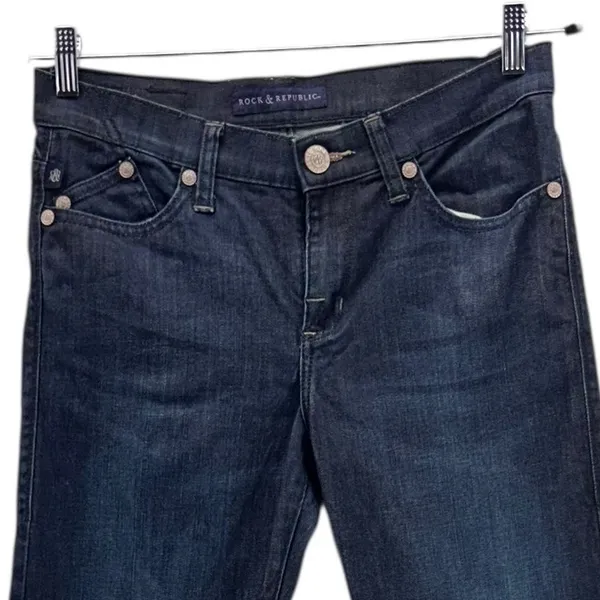 Rock And Republic‎ Straight Leg Jeans Blue 10 - Image 3
