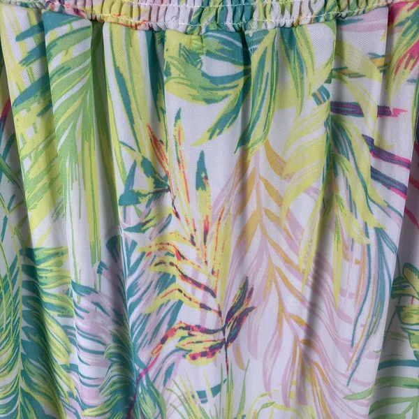 New Harlow Rose Skirt Womens Sz M Tropical Mesh Knit Hi Low‎ Maxi Palm Beach - Image 10