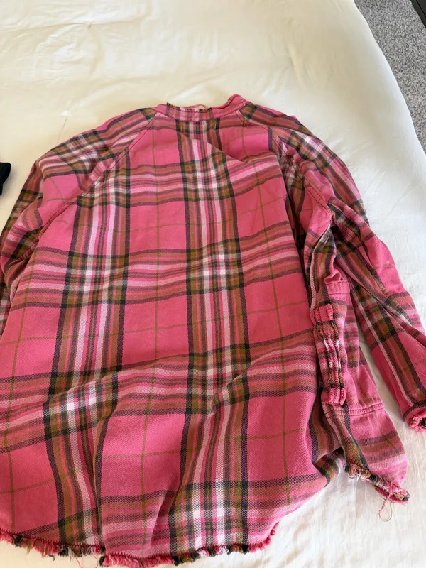 Pink we the free flannel - Image 4