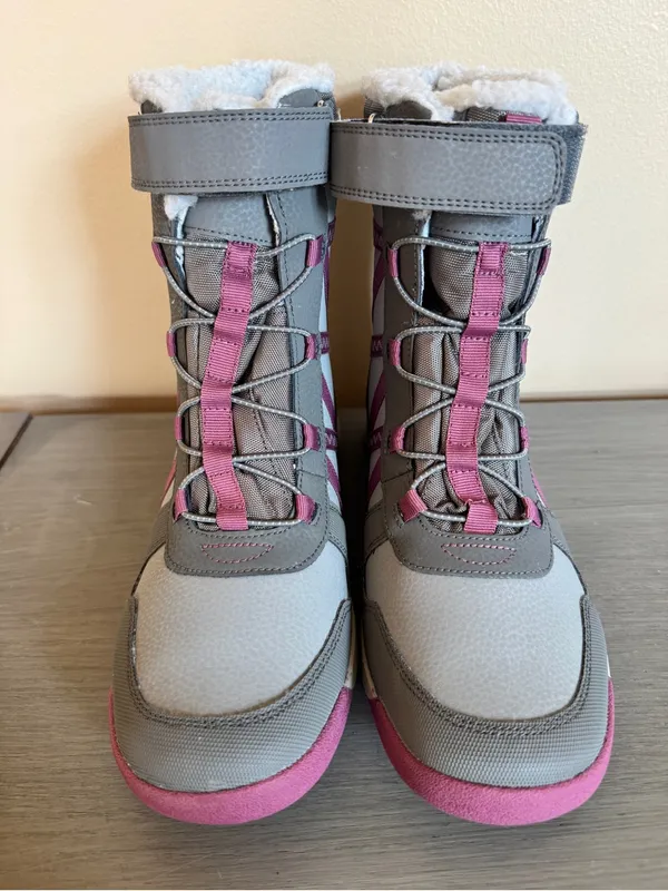 Merrell snow boots size 7 snow crush 2.0 gray pink purple - Image 3