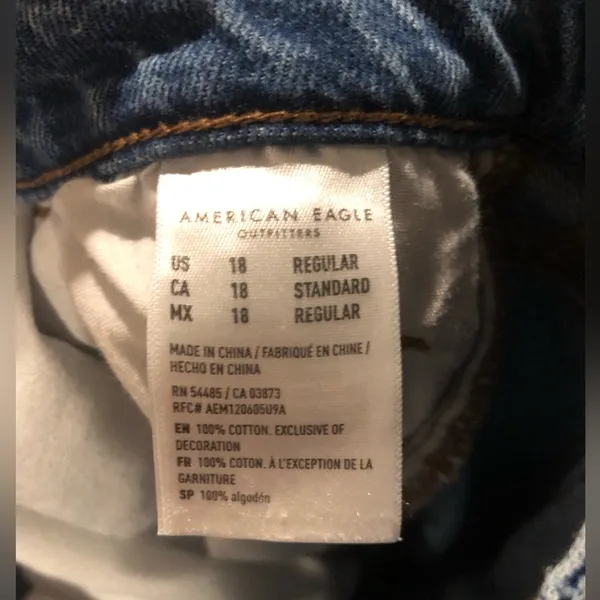 American eagle Tom girl distressed jeans - 18 - Image 4