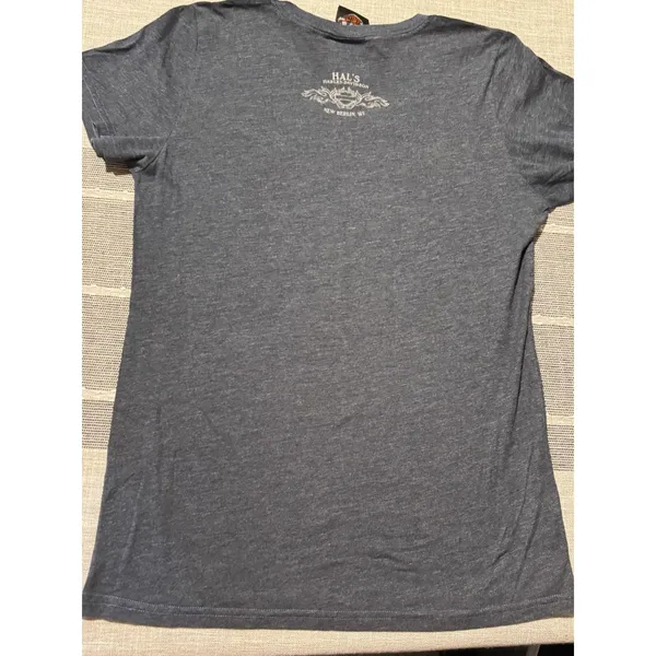 Harley Davidson Womens‎ Graphic T Shirt V Neck Short Sleeve Dark Gray XL - Image 6