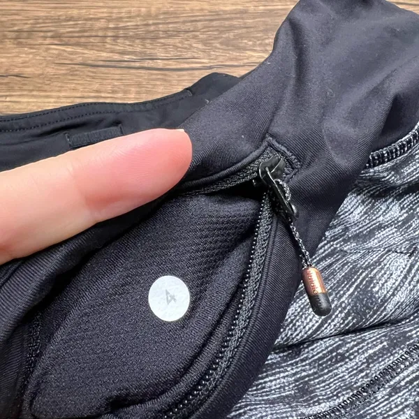 Lululemon Pace Rival Skirt Size 4 Black Gray Built In Shorts Tennis Running - Image 3
