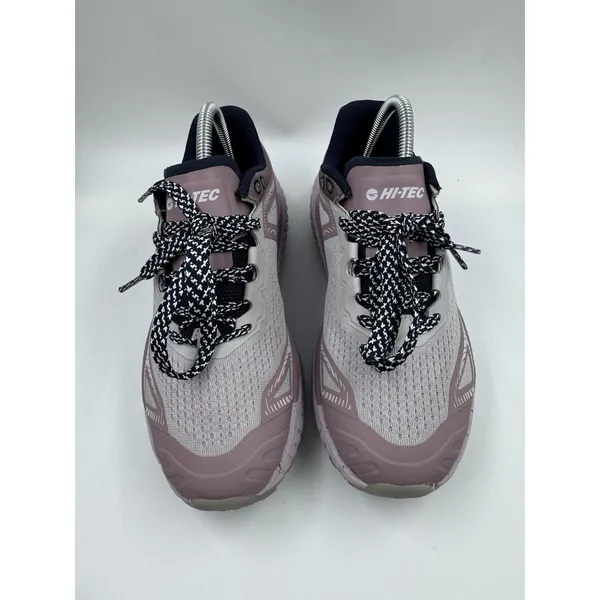 Hi-Tec Women Trail Shoe Athletic 7.5 Breathable Mesh, Lace Up, Lilac, Purple - Image 3