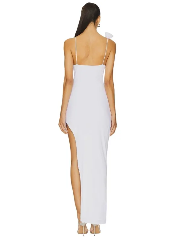 MORE TO COME Maritza Maxi Dress in White Small New Womens Long Gown - Image 3