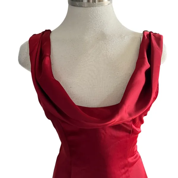 MAJORELLE Natalya Mini Dress in Red Wine Size XS NWOT - Image 5