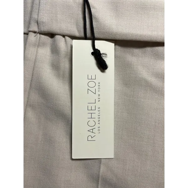 NEW Rachel Zoe Women's Gray High Waisted Straight Leg Trousers Pants Size S - Image 5