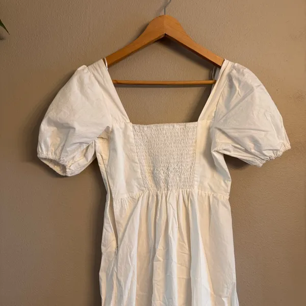 ASTR THE LABEL Puff Sleeve Midi‎ Dress - Image 4