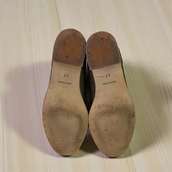 Topshop Suede Ankle Booties in Olive Gray - Image 8