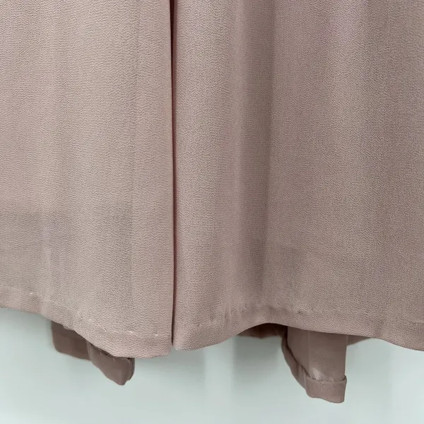Show Me Your Mumu Jenn Maxi Bridesmaids Formal Dress Soft Beige Chiffon Sz Small - Image 13