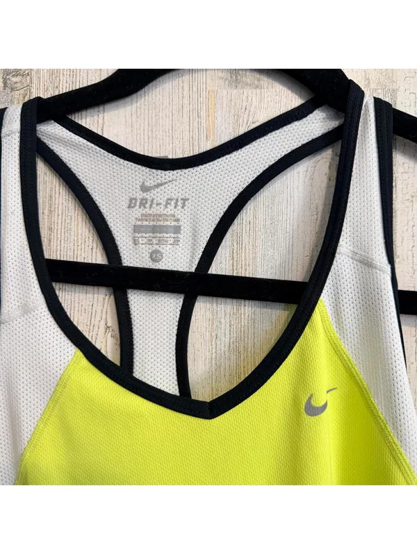 Nike Women’s XS Dri-Fit Racerback Tank Top Neon Green - Image 4