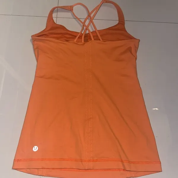 Lululemon Bright Orange Top - Image 2