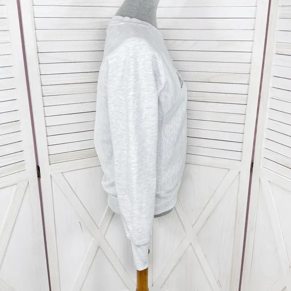 Pro Edge Campus Naval Academy Reverse Weave‎ Sweatshirt Light Grey Medium Gray - Image 3