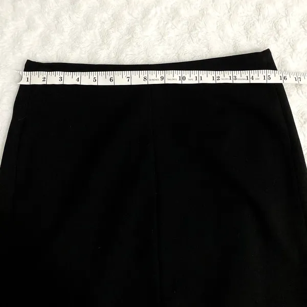 NEW MM.Lafleur Black Greenpoint Front Slit Classic Office Pencil Skirt 10 - Image 7