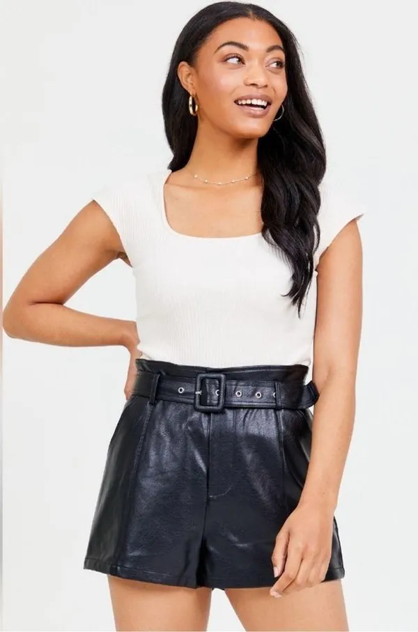 Nwot altar’d state leather shorts size xs - Image 3