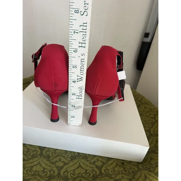 A New Day Women's Grace Red Bow Pumps with Memory Foam Insole 8.5 - Image 10