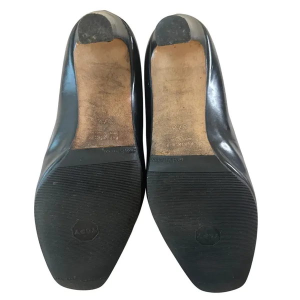 Gucci Tom Ford Era Square Toe‎ Pumps 37.5 - Image 9