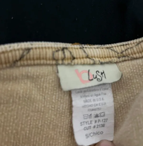 Vintage 2000s Jeans Tan Size 6 - Image 4
