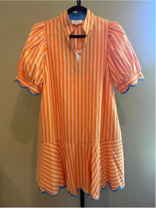 Entro Women's Kendall Dress in Orange Size S - Image 2
