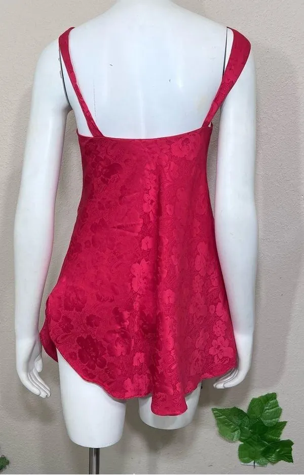 Victoria Secret Pink Lace Gold Label Vintage Rare Night Dress Slip - Image 6