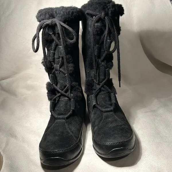The North Face 620179 Abby III Insulated Winter Boot Leather Women's Size 8. - Image 2